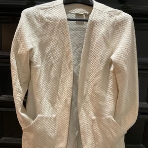 L.L.Bean Quilted Barn Jacket in off white